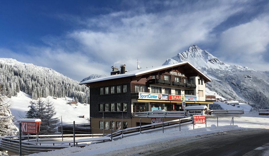 Hotel Garni im Winter