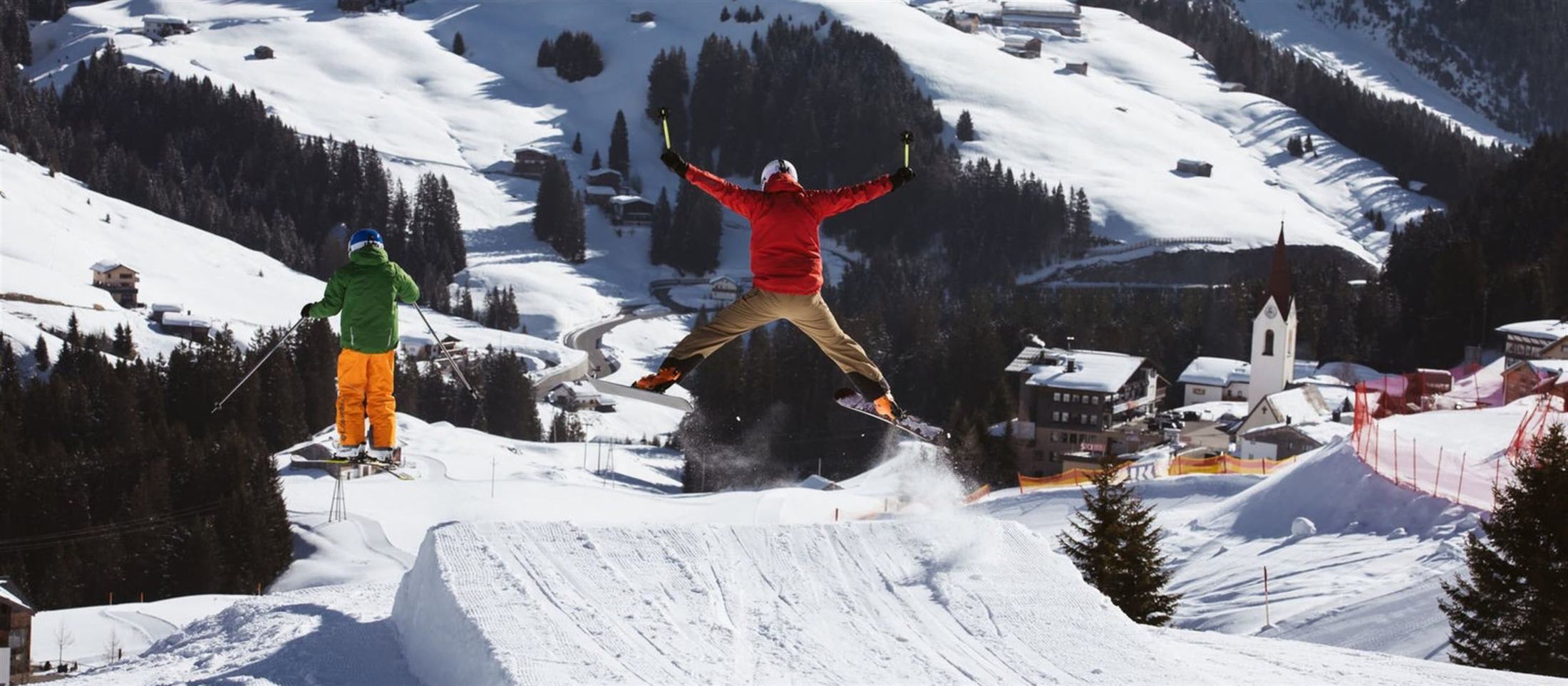 Warth am Arlberg im Winter